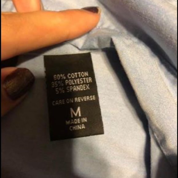Light blue button up - Picture 2 of 2